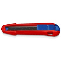 KNIPEX CutiX cuchillo universal, Cuchillo para moquetas rojo/Azul
