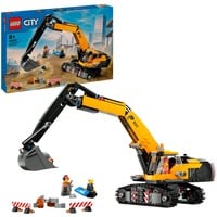 LEGO City Excavadora de Obra Amarilla, Juegos de construcción Juego de construcción, 8 año(s), Plástico, 633 pieza(s), 831 g