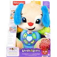 Mattel Laugh & Learn JFD20 juguete de peluche, Peluches azul/Marrón claro, Perro de juguete, 0,5 año(s), Interactivo, Sonoro, AA, Pilas incluidas