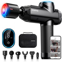 Renpho Power+ Thermacool Massage Gun, Aparato de masaje negro