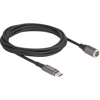 DeLOCK Cable de carga USB-C para portátil > conector magnético de 8 pines antracita/Negro