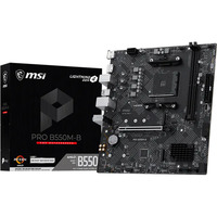 MSI PRO B550M-B, Placa base negro