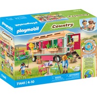 PLAYMOBIL Country Café Acogedor en Caravana, Juegos de construcción 