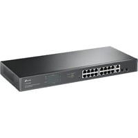 TP-Link TL-SG1218MP switch No administrado Gigabit Ethernet (10/100/1000) Energía sobre Ethernet (PoE) 1U Negro, Interruptor/Conmutador No administrado, Gigabit Ethernet (10/100/1000), Bidireccional completo (Full duplex), Energía sobre Ethernet (PoE), Montaje en rack, 1U