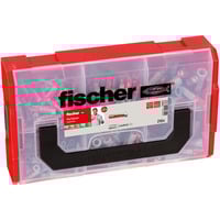 fischer FixTainer - DuoPower, Pasador gris claro/Rojo