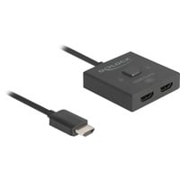 DeLOCK Conmutador HDMI 2 > 1 bidireccional 8K negro