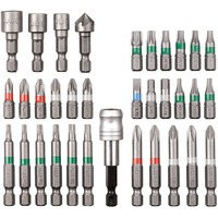 EINHELL Juego de puntas, 34 piezas, Conjuntos de bits 