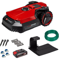 EINHELL Power X-Change Robot cortacésped FREELEXO 500, 18Volt rojo/Negro
