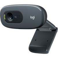 Logitech C270 HD cámara web 3 MP 1280 x 720 Pixeles USB Gris, Gris Oscuro, Webcam negro, 3 MP, 1280 x 720 Pixeles, 30 pps, 720p, 55°, USB