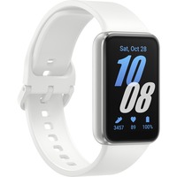 SAMSUNG Galaxy Fit3 4,06 cm (1.6") AMOLED 40 mm Digital 256 x 402 Pixeles Pantalla táctil Plata, Fitnesstracker plateado/blanco, 4,06 cm (1.6"), AMOLED, Pantalla táctil, 0,256 GB, 18,5 g