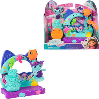 Spin Master Gabby's Dollhouse: The Movie, Balcón de acuario de MerCat, figura de juguete y accesorios para la casa de muñecas, juguetes para niños y niñas a partir de 3 años, Muñecos Gabby's Dollhouse : The Movie, Balcón de acuario de MerCat, figura de juguete y accesorios para la casa de muñecas, juguetes para niños y niñas a partir de 3 años, Acción / Aventura, 3 año(s), Multicolor