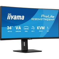 iiyama XCB3497WQSNP-B1, Monitor LED negro (mate)