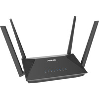 ASUS RT-AX52 Pro AX3000 router inalámbrico Gigabit Ethernet Doble banda (2,4 GHz / 5 GHz) Negro Wi-Fi 6 (802.11ax), Doble banda (2,4 GHz / 5 GHz), Ethernet, Negro, Router de sobremesa