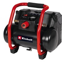 EINHELL Compresor a batería Power X-Change TE-AC 36/150 Li OF - Solo, 36 Voltios (2x18V) negro/Rojo