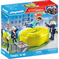 PLAYMOBIL City Action Bomberos con cojines de aire, Juegos de construcción 