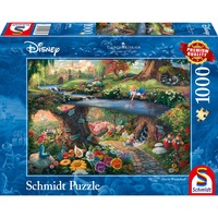 Schmidt Spiele Thomas Kinkade: Painter of Light - Disney - Alicia en el País de las Maravillas, Puzzle 