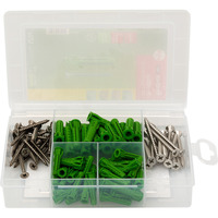 fischer Profi-Box Spreizdübel SX Plus Green, Pasador verde claro