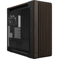 ASUS PROART PA602 WALNUT WOOD TG PWM MODERN BLACK, Cajas de torre marrón/Madera, Midi Tower, PC, Negro, Madera, ATX, DTX, EATX, micro ATX, Mini-DTX, Mini-ITX, Metal, Madera, Juego