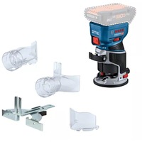 Bosch Fresadora de bordes a batería GKF 18V-8 Professional solo, 18 voltios azul/Negro