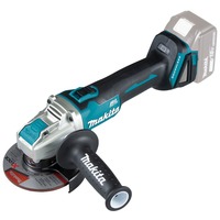 Makita Amoladora angular inalámbrica X-LOCK DGA521ZX1, 18 Voltios azul/Negro
