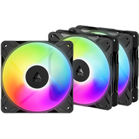 ARCTIC P12 Pro Reverse A-RGB, Ventilador negro