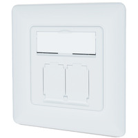 Digitus DN-9010/8-2, Caja de conexiones blanco