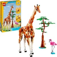 LEGO Safari de Animales Salvajes, Juegos de construcción Juego de construcción, 9 año(s), Plástico, 780 pieza(s), 1 kg