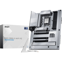 MSI PRO Z890-S WIFI PZ placa base Intel Z890 LGA 1851 (Socket V1) ATX blanco/Plateado, Intel, LGA 1851 (Socket V1), Intel Core Ultra (Series 2), Intel LGA1851, 256 GB, DDR5-SDRAM