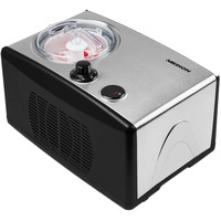 Medion LIFE Máquina de helados MD 18387, Heladera negro/Acero fino