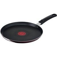 Tefal Resist Intense D52210 Sartén para crepes Alrededor, Pan Alrededor, Sartén para crepes, Negro, Rojo, Titanio, 175 °C, Aluminio