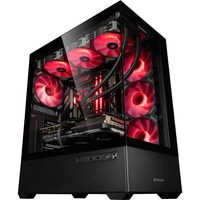 ALTERNATE Custom PC Series • Red Thunder Elements Gaming-PC negro/Transparente