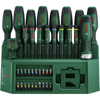 Bosch Juego de destornilladores mixto, 39 piezas verde/Negro