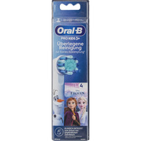 Braun Oral-B Pro Kids Reina de Hielo paquete de 4, Cabezal de cepillo multicolor