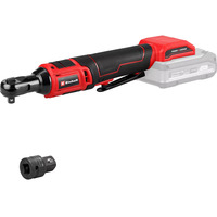 EINHELL Power X-Change Atornillador de carraca a batería TE-RW 18/60 Li-Solo, 18Volt, Destornillador rojo/Negro