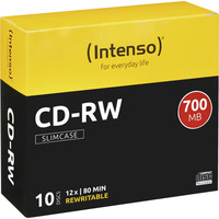Intenso CD-RW 700 MB, CDs vírgenes 