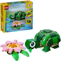 LEGO Creator 3 en 1 Tortuga con Nenúfar, Juegos de construcción 
