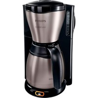 Philips HD7548 Cafetera de filtro 1,2 L negro/Acero fino, Cafetera de filtro, 1,2 L, De café molido, 1000 W, Negro, Metálico