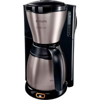 Philips HD7548 Cafetera de filtro 1,32 L negro/Acero fino, Cafetera de filtro, 1,32 L, De café molido, 1100 W, Negro, Metálico