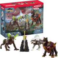 Schleich ELDRADOR CREATURES 72179 set de juguetes, Muñecos Ice World, Jungle World, Lava World, Monsters and dragons, Starter Set, 7 año(s), Multicolor