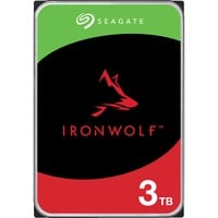 Seagate IronWolf ST3000VN006 disco duro interno 3 TB 5400 RPM 256 MB 3.5" Serial ATA III, Unidad de disco duro 3 TB, 5400 RPM, 256 MB, 3.5", Serial ATA III