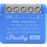 Shelly 1 Mini Gen4, Relé azul
