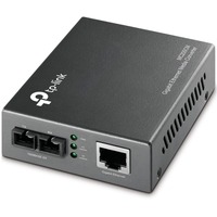 TP-Link Omada MC200CM convertidor de medio 1000 Mbit/s 850 nm Multimodo Negro gris, 1000 Mbit/s, IEEE 802.3ab, IEEE 802.3i, IEEE 802.3u, IEEE 802.3z, Gigabit Ethernet, 10,100,1000 Mbit/s, Completo, Semi (dúplex), Cat5, Cat5e