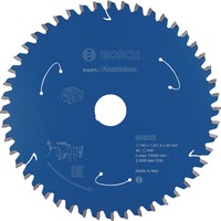 Bosch 2608644536 Kreissägeblatt 140 x 20 mm Zähneanzahl 48 1 St. hoja de sierra circular 14 cm 1 pieza(s) Punta de carburo de tungsteno (TCT), Aluminio, 14 cm, 2 cm, 10000 RPM, Bosch