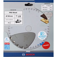 Bosch PRO Wood Hoja de sierra circular inalámbrica 165 mm 