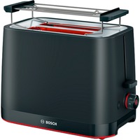 Bosch TAT3M123 tostadora 2 rebanada(s) 950 W Negro negro, 2 rebanada(s), Negro, Plástico, Giratorio, 950 W, 220 - 240 V