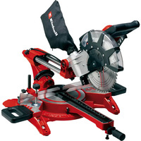 EINHELL Sierra ingletadora y de corte deslizante, Sierras de corte a inglete y a bisel rojo/Negro