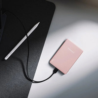 Intenso Powerbank inalámbrico magnético MW5000 Rosé, Banco de potencia rosa