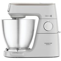 Kenwood Titanium Chef Baker XL robot de cocina 1200 W 7 L Blanco Balanza integrada blanco, 7 L, Blanco, Giratorio, Mezcla, Acero inoxidable, Metal