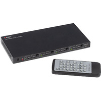 Lindy Matriz HDMI 4x4 4K60, Splitter HDMI negro