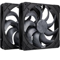 Noctua NF-A14x25 G2 PWM Sx2-PP chromax.black, Ventilador negro